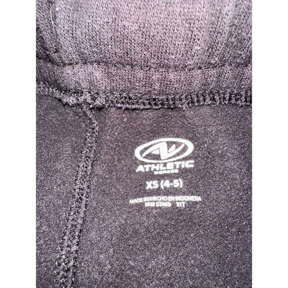 Athletic Works Boys Black Jogger Sweatpants 4-5 - Picture 3 of 4
